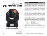 ADJ X-move LED plus User manual