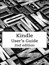 Amazon Kindle D01100 User manual