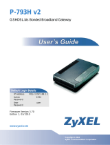 ZyXEL P-793H V2 User manual