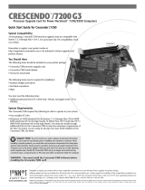 Sonnet Crescendo/7200 G3 & G4 User guide