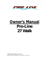 Pro-Line Boats 2005 29 Walk Owner's manual