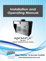 AAS 16-X1 ASCENT X1 Installation guide