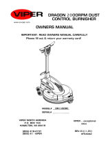 Viper Dragon DR2000DC Dust Control Owner's manual