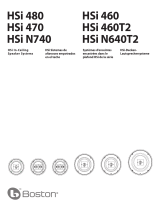 Boston Acoustics HSI 460T2 User manual