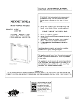 Kozyheat Minnetonka Owner's manual