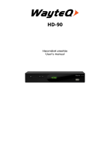 WayteQ HD-90 User manual