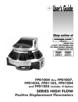 Omega FPD1004 thru FPD1007,FPD1104 thru FPD1107,FPD1204 thru FPD1207 Owner's manual