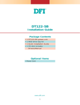 DFI DT122-SB User manual