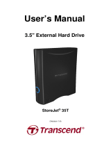 Transcend StoreJet  35T User manual