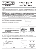 FireMagic Choice Built-In Grill Quick start guide