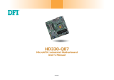 DFI HD330-Q87 User manual