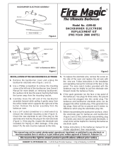 Fire Magic Backburner Electrode Replacement Kit User manual