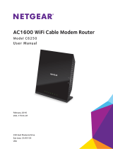 COX NETGEAR C6250 Cable Modem Wi-Fi Router Combo User manual