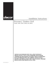 Dacor OBS52/LP Installation guide