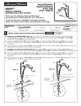 American Standard ARCH 4101.100F15 Installation guide