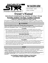 North Star M165912I.3 Owner's manual