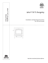 Jøtul F50 TL Rangeley Installation And Operating Instructions Manual