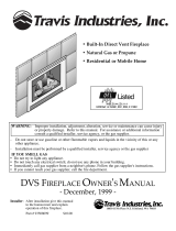 Avalon Firestyles DVS FIREPLACE Owner's manual