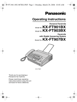 Panasonic KXFT907BX User manual