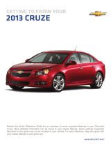 Chevrolet 2013 Cruze Quick Reference Manual