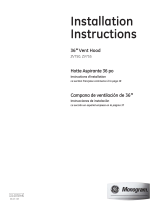 Monogram ZV750SPSS Installation guide
