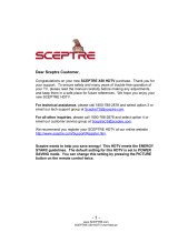 Sceptre X50 HDTV User manual