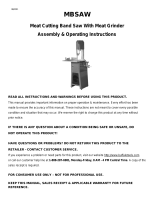 Sportsman MBSAW User manual