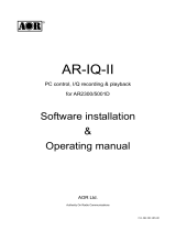 AOR AR-IQ 2 Owner's manual