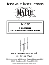 Maco Antennas M103C Assembly Instructions Manual