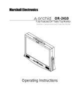 Marshall Electronics Orchid OR-2410 Operating Instructions Manual