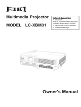 Eiki LC-XBM31 User manual