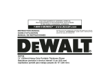 DeWalt DW735 Owner's manual