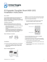 Interlogix ID Repeater Daughter Board (600-1031) Installation guide