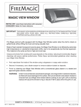 Fire Magic Magic View Window User manual