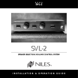 Niles SVL-2 User manual