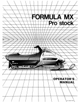 BOMBARDIER formula mx pro stock User manual