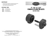 Eastwood Metal Punch and Flaring Dies Operating instructions