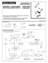 American Standard T430.508.002 Installation guide