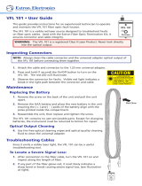 Extron Fiber Optic Termination Kit User manual