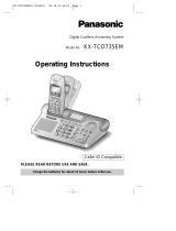 Panasonic KXTCD735EM Owner's manual