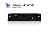 ADDER AdderLink XD522 User Giude