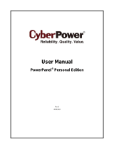 CyberPower PowerPanel Personal Edition 1.0 User manual