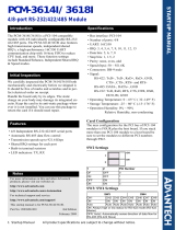 Advantech PCM-3614I Startup Manual