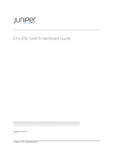Juniper EX4300 User manual