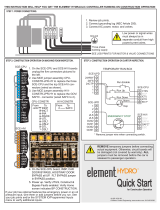 MCE Element Hydro 42-QR-1P26 B3 Quick start guide