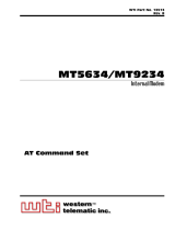 WTI MT9234 User manual