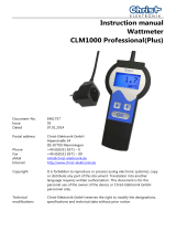 Christ Elektronik CLM1000 Professional Plus User manual