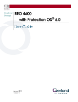Overland Storage REO 4600 User manual