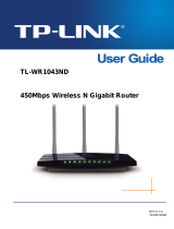 TP-LINK TL-WR1043ND - Ultimate Wireless N Gigabit Router User manual