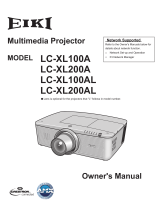 Eiki LC-XL200AL User manual